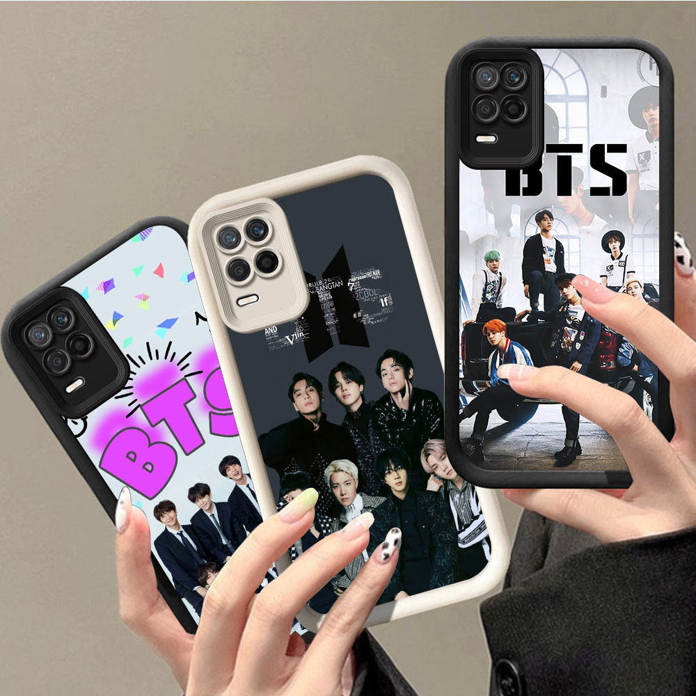 HK-55 Bangtan forever BTS Luxury shockproof Casing untuk OPPO A54 A93 A16E A16K Realme 8 C11 C20 C20