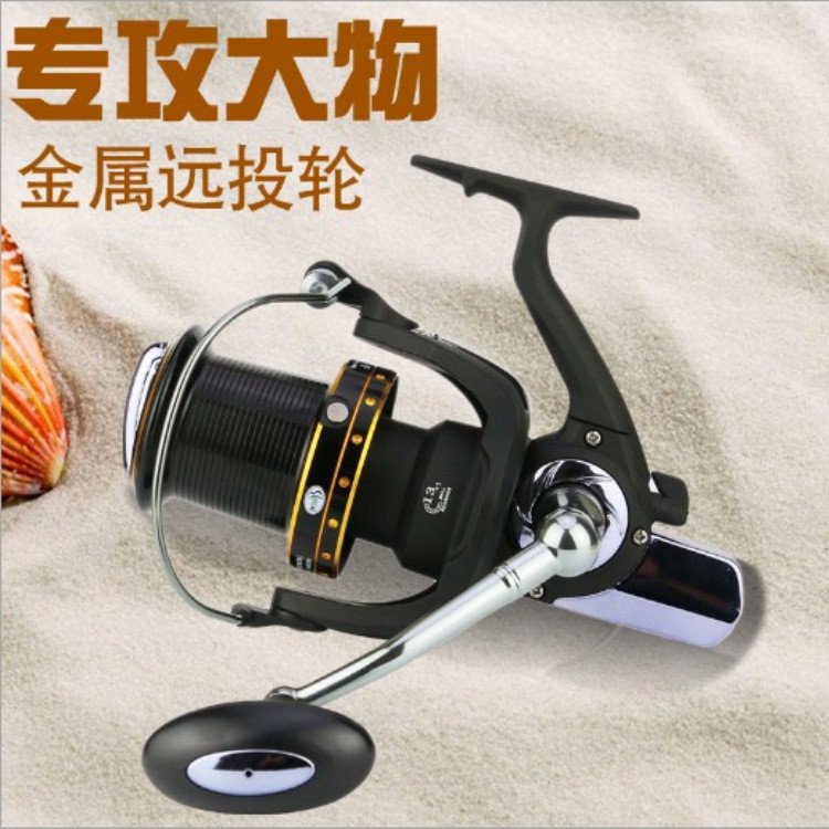 Reel Pancing  GH8000 panduan struktur kasting jarak jauh, besar 14 paksi berputar, garis memancing, 