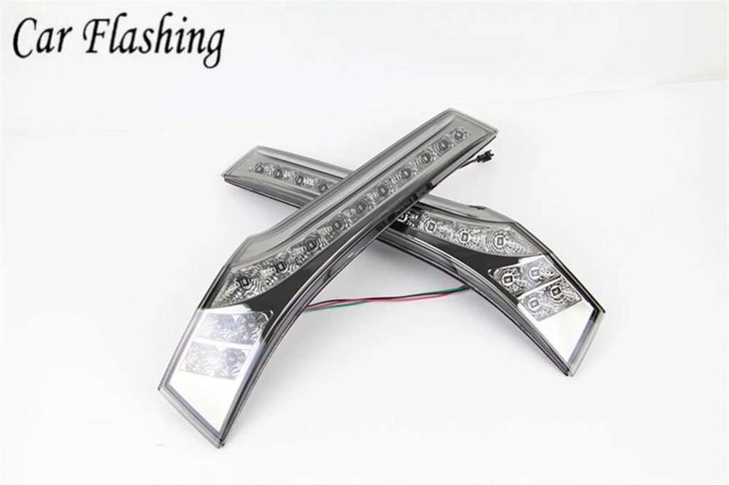 Untuk 2Pcs Honda Jazz Fit 2014 2015 2016 2017 2018 Lampu Refleor Rem LED Bumper Belakang Mobil