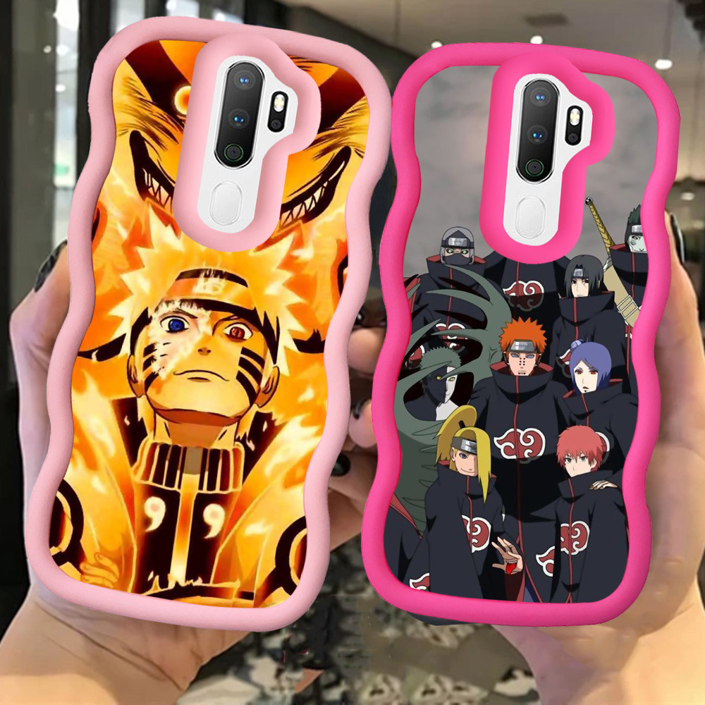 Z-29 Naruto Merah Hitam Pink Casing untuk OPPO A9 F11 A5 2020