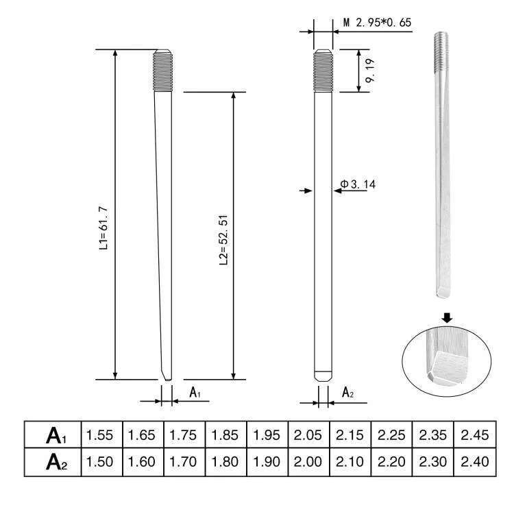 ZSDTRP 2 Stroke Lectron Carb Metering Rods LECTRON Carburetor Repair Kit Gasket Tuning Tool Idle A