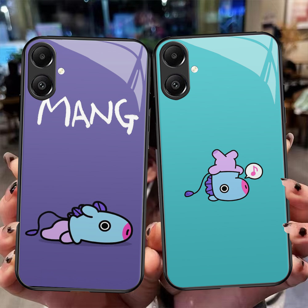 XI94 BT21 MANG Kaca Casing untuk Samsung Galaxy A03 Core A04 M04 A05 A04e F04 HD
