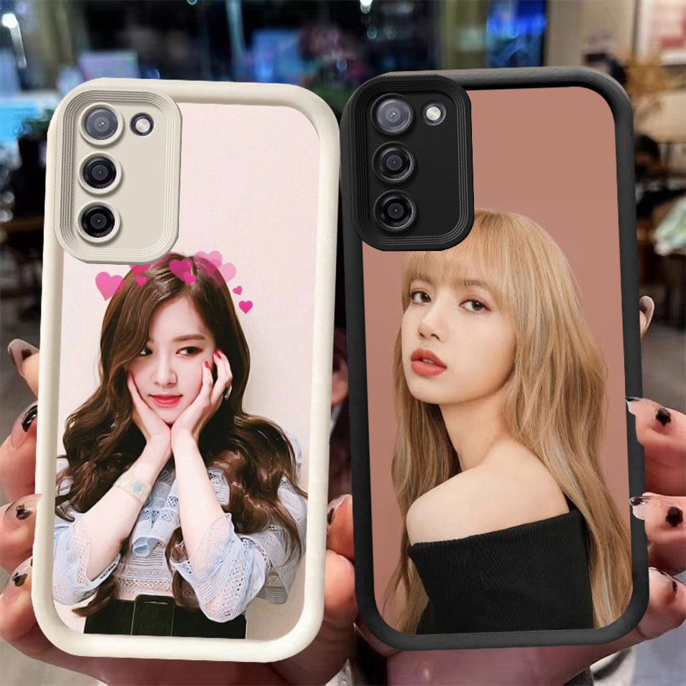 XI83 BLACKPINK Casing untuk Samsung S21 M02 A31 A03 A51 A71 Core FE A02s S20 M02s A02 A03S Hitam Put