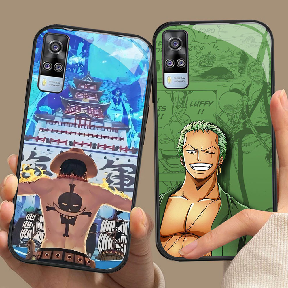 HK-34 One Piece HD Glass Casing untuk VIVO Y51 V21E Y31 Y52 V21S V21 V20 Y53S