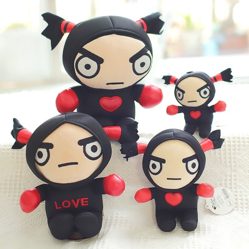 Boneka Mainan Anak  PUCCA Cute Chinese Cartoon Plush Doll Couple Wedding Gift GARU