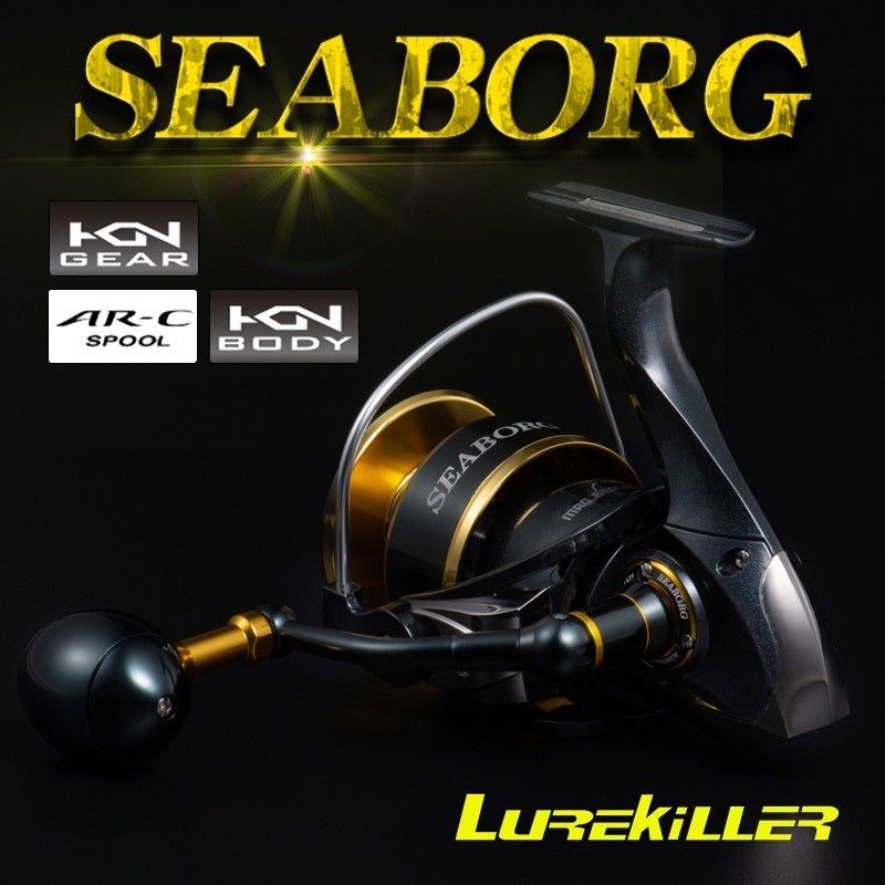 Reel Pancing  Lurekiller sepenuhnya logam besi pelat spinning SEABORG laut kapal memancing roda 3000