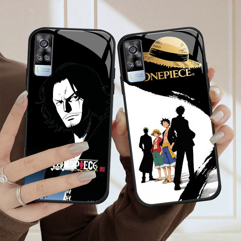 HK-75 One Piece Family HD Glass Casing untuk VIVO Y51 V21E Y31 Y52 V21S V21 V20 Y53S