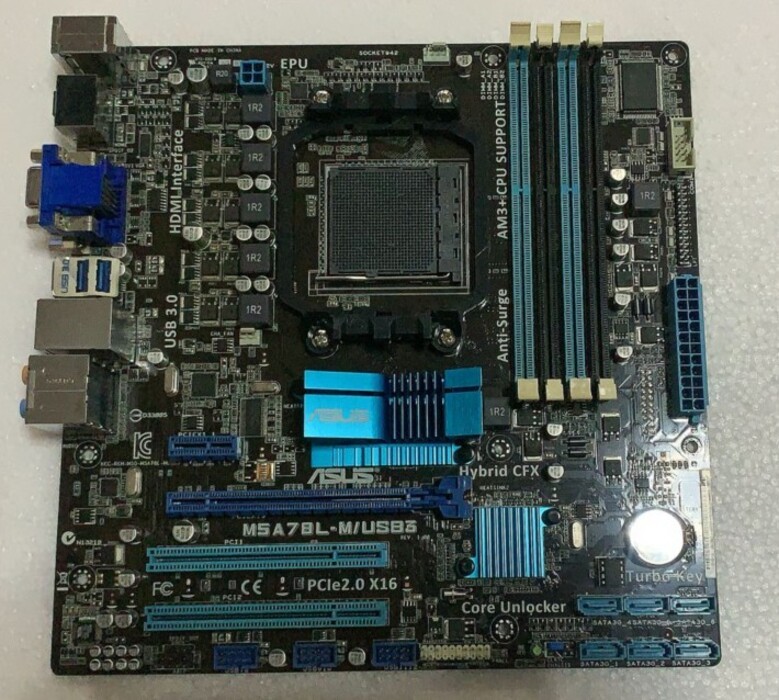 M5A78-M ASUS LX3 PLUS M5A78L-M/USB3 AM3+A78HD4 baru terintegrasi AM3+A78HD4