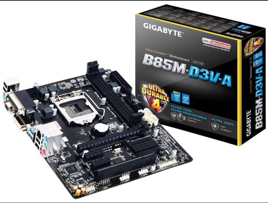 kecil Papan terintegrasi Gigabyte/Gigabyte B85M-D3V-A 1150 baru dengan garansi satu tahun untuk mot
