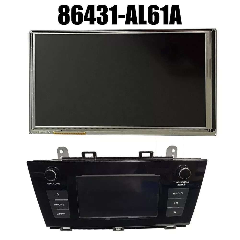 Layar 1pc Sentuh LCD Navigasi Nirkabel 86431-AL61A untuk Subaru Outback Legacy 2018 Pengganti