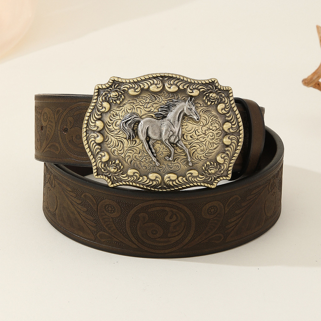 Punk Style Eyelid Trendy Fashion Pants Sabuk Belt Pria , Men's Sabuk Belt Pria   Import