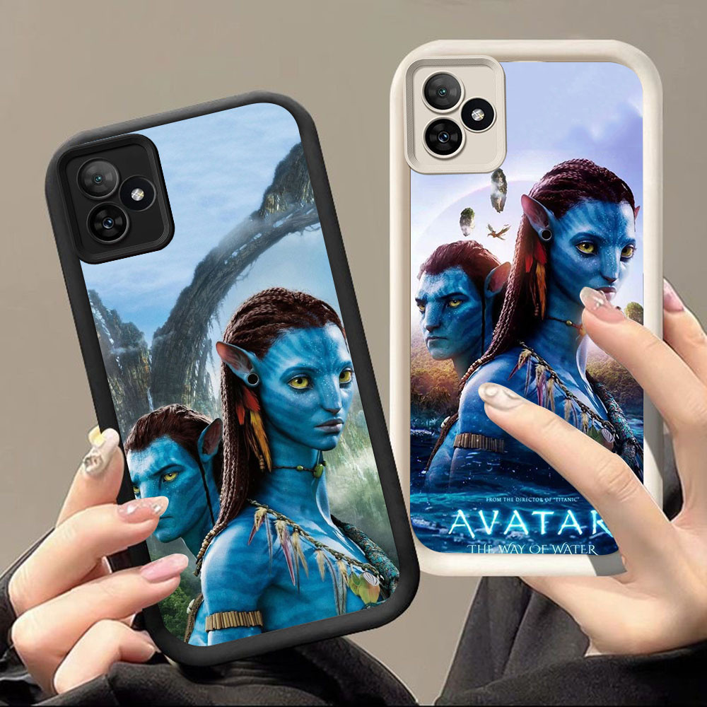 HK-87 Avatar Luxury shockproof Casing untuk Realme C53 C61 C51 C63 Note 60 50 Narzo N53 N61 N63