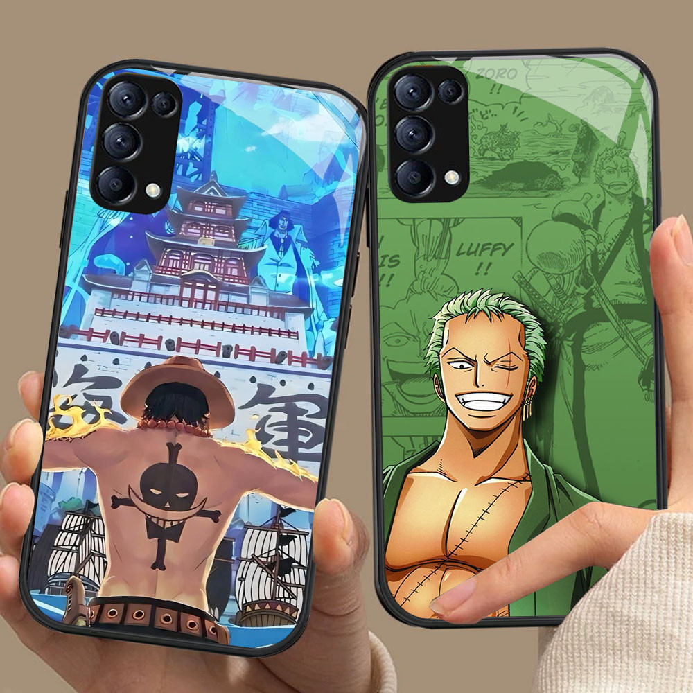HK-34 One Piece HD Glass Casing untuk OPPO Reno 6Z 6 5 4 3 A91 F15