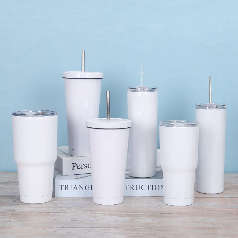 Termos Cup  Panas sublimasi 20oz suction 304 stainless steel insulasi pendinginan es 30oz mobil telu