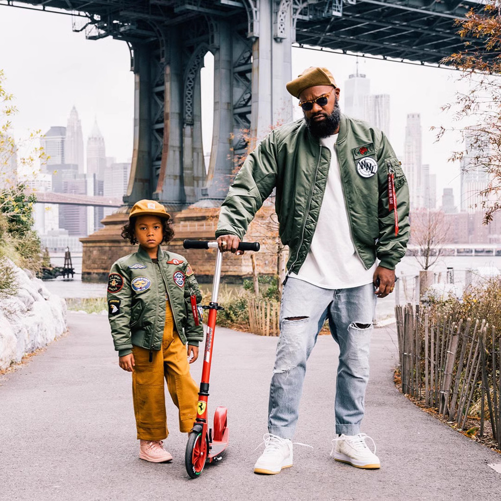 2024 Winter Children's Pilot Jacket US Alpha Edition Air Force Cotton Coat