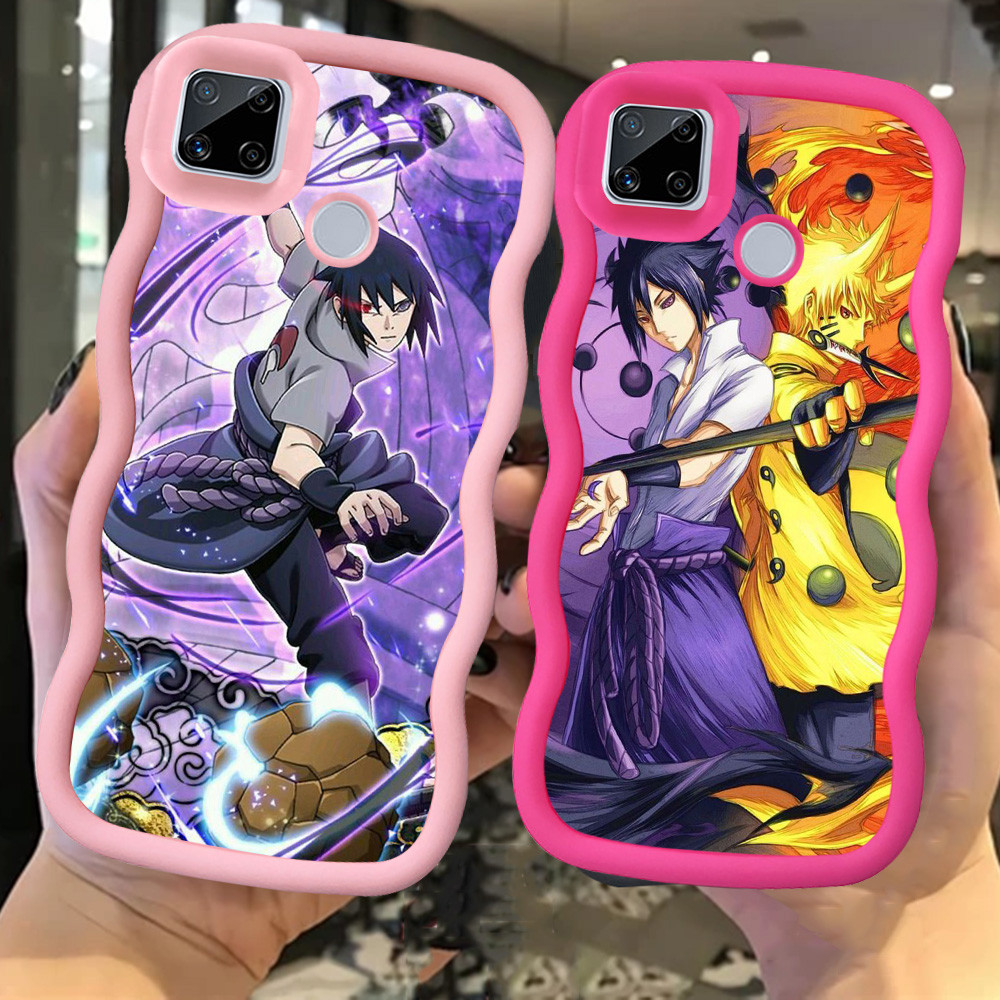 Z-25 Anime Naruto Akatsuki Merah Hitam Pink Casing untuk Realme Narzo 20 C21Y C25 C21 C25s C25Y