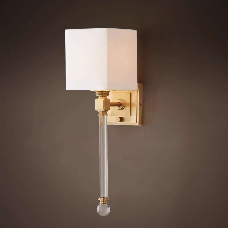 Gaya pedesaan Amerika pakaian minimalis menutupi semua lampu tembaga untuk ruang tamu, latar belakan