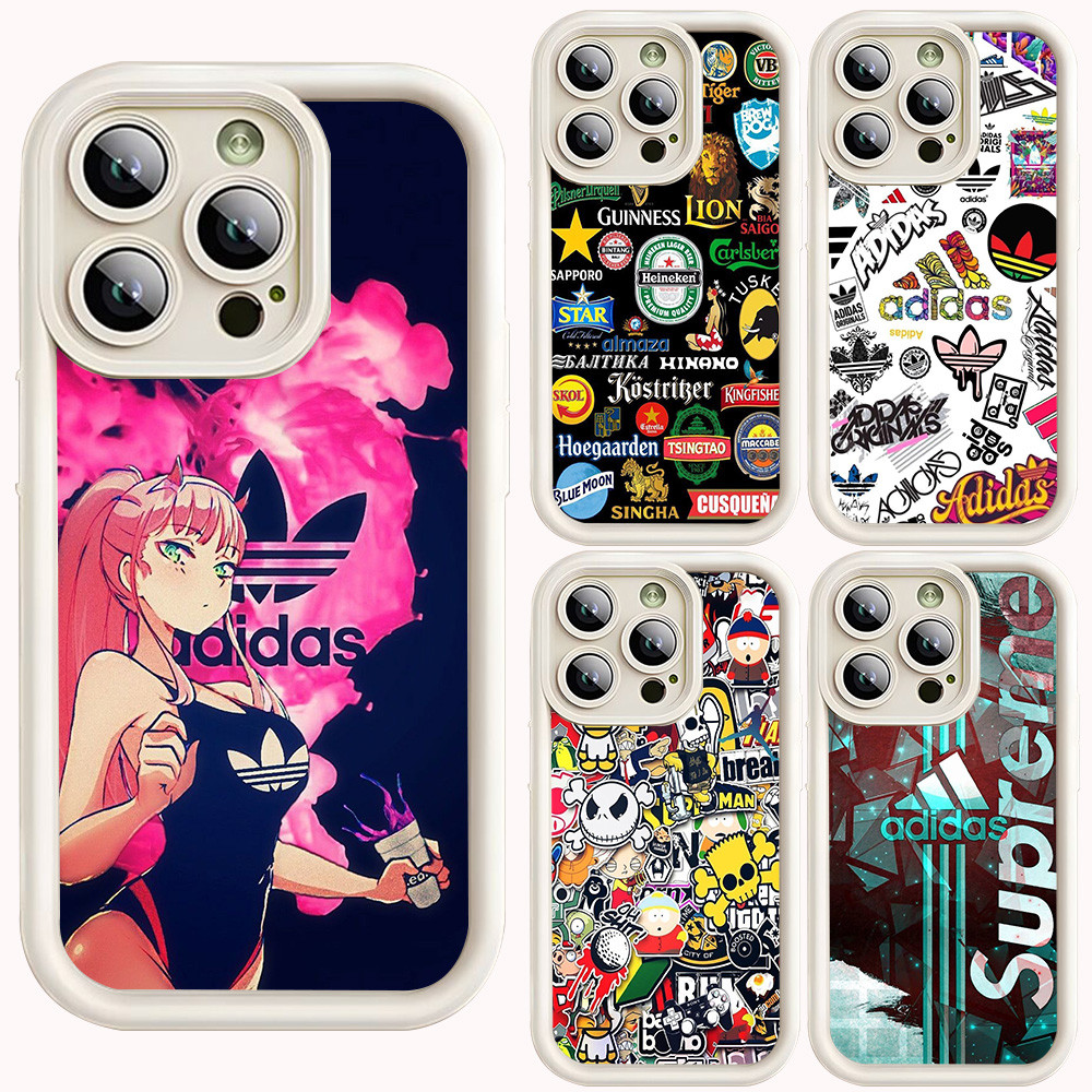 L-46 Fashion Putih Casing Untuk VIVO Z1 Pro Y81 Y81S Y95 Y93 Y91 Y91C Y28S Y28 2024 Y22 Y22S Y21 Y21