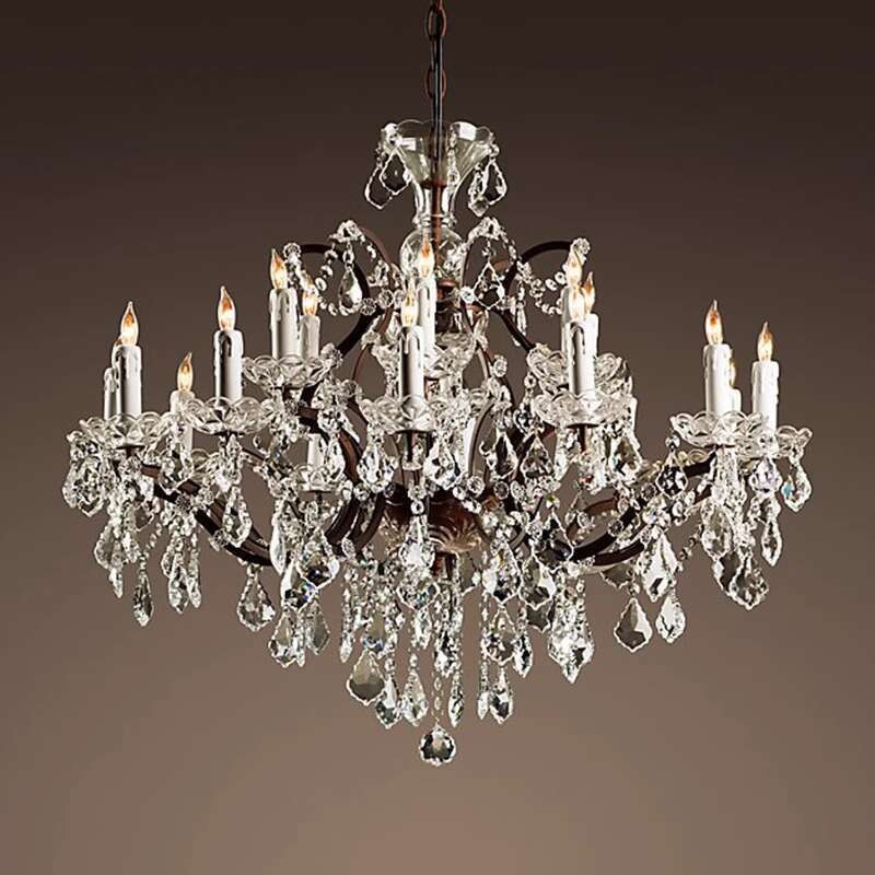 Cahaya restoran mewah kristal kampung Perancis, toko spesialis Amerika, toko, vila, bangunan duplex,