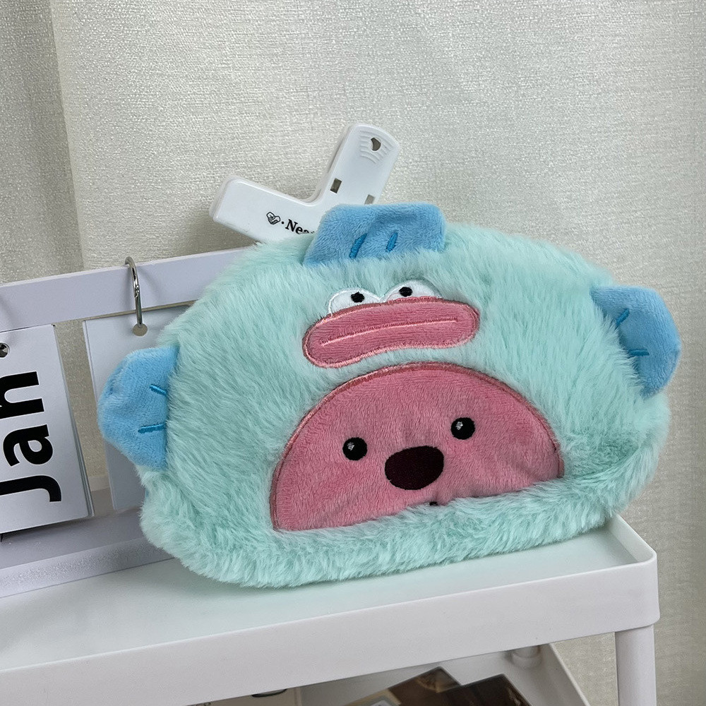 

Kotak Pensil Anak New Clow Fish Beaver Plush Pe Simple ad Fashioable Storage Large Capacity Cute Cartoo Multifuctioal Bag untuk Import
