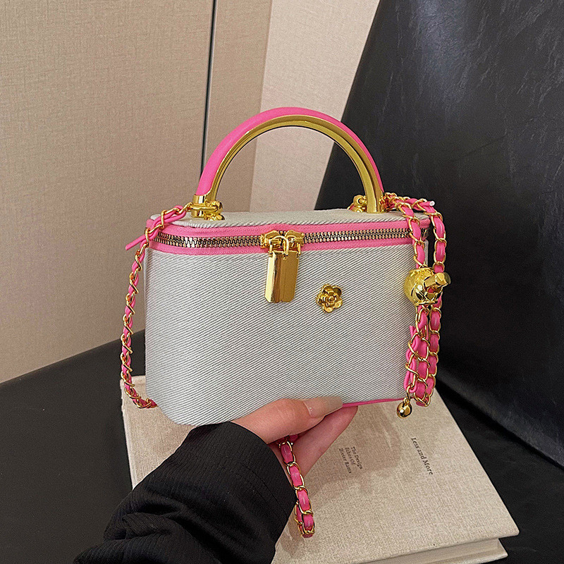 Tas Wanita   2026 model baru, kotak bergaya Chanel, kecil persegi kasual, selempang, crossbody,  tas