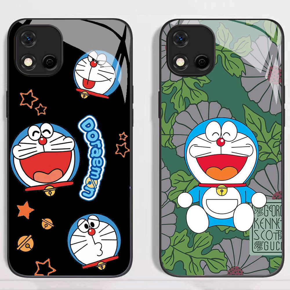 KT-23 Doraemon HD Glass Casing HP Realme C11 C20A C20 C2s C2
