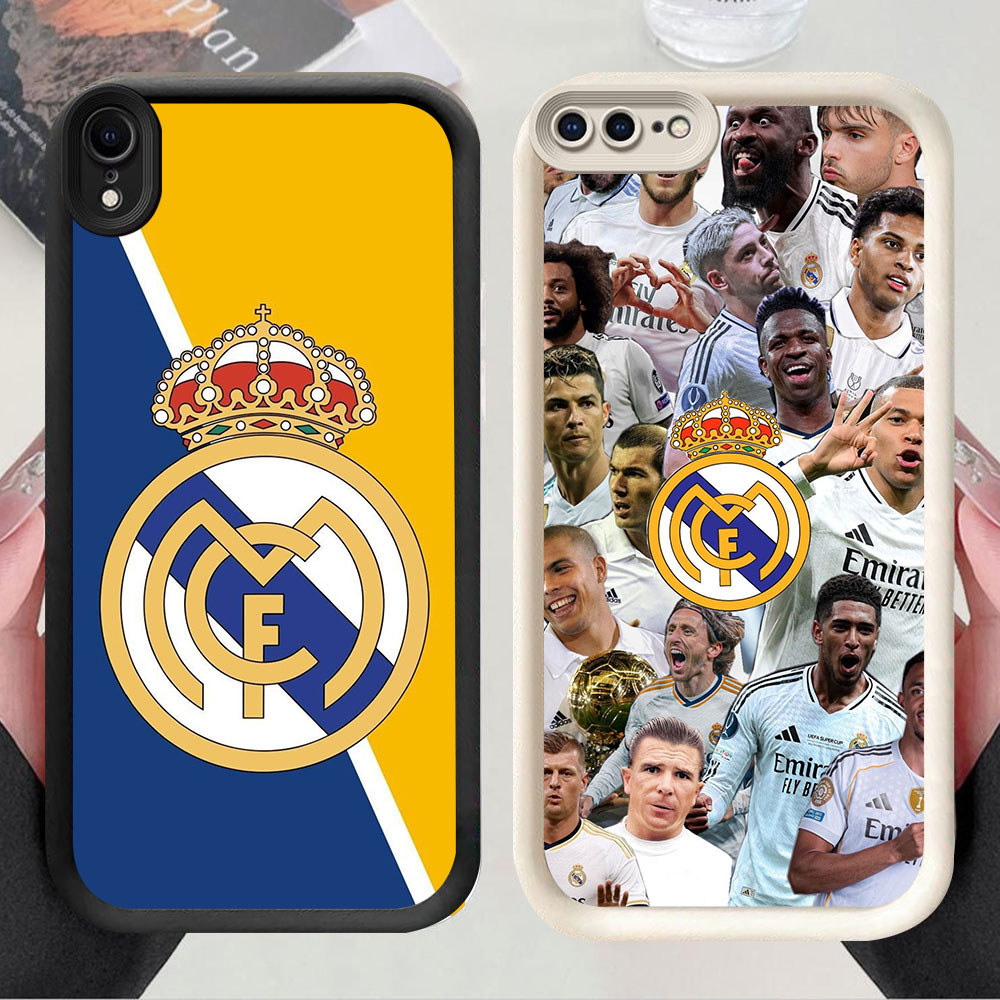 BF-27 Real Madrid Murah Casing HP TPU X iPhone XS XR 6 7 8 Max Plus