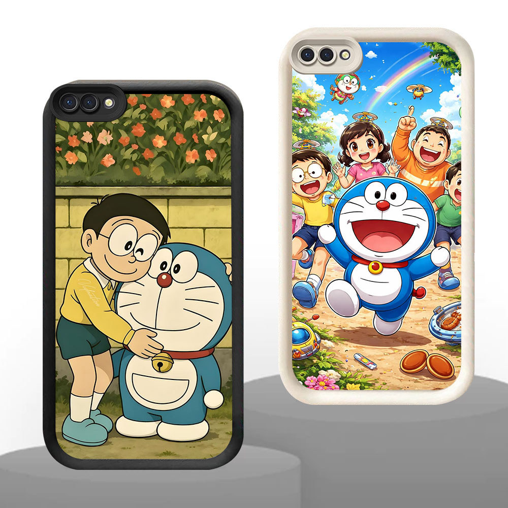 PW-62 Doraemon Silikon Casing untuk OPPO A12s A3S A1K A12 A12E