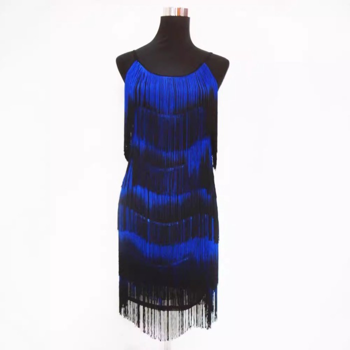 New Sling Tassel Latin Dance Skirt Adult Latin Dance Costume DS Nightclub Stage Performance Costume