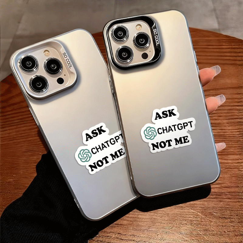 Casing iPhone Pertanyaan ChatGPT ‌untuk iphone XR X XS XS MAX IPHONE 7 8 7PLUS 8PLUS 11 PRO 12 PRO 1