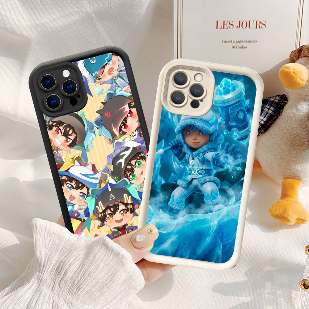 MM-3 Boboiboy Casing Hp Untuk iPhone 15 14 Pro Max