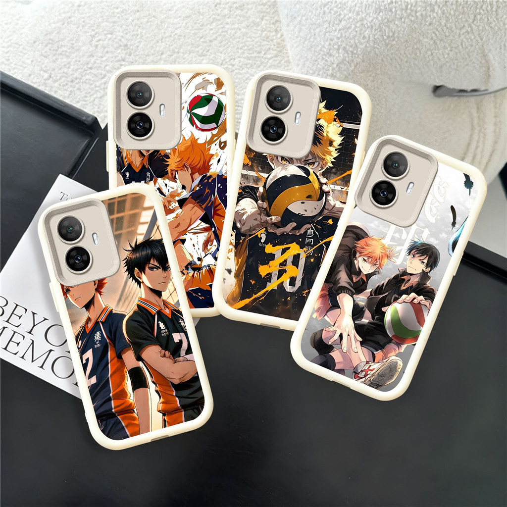 BU15 Haikyuu Anime kasus silikon Casing untuk OPPO Note C63 60 12 6 8 7I GT A3X C65 Pro 5G lunak