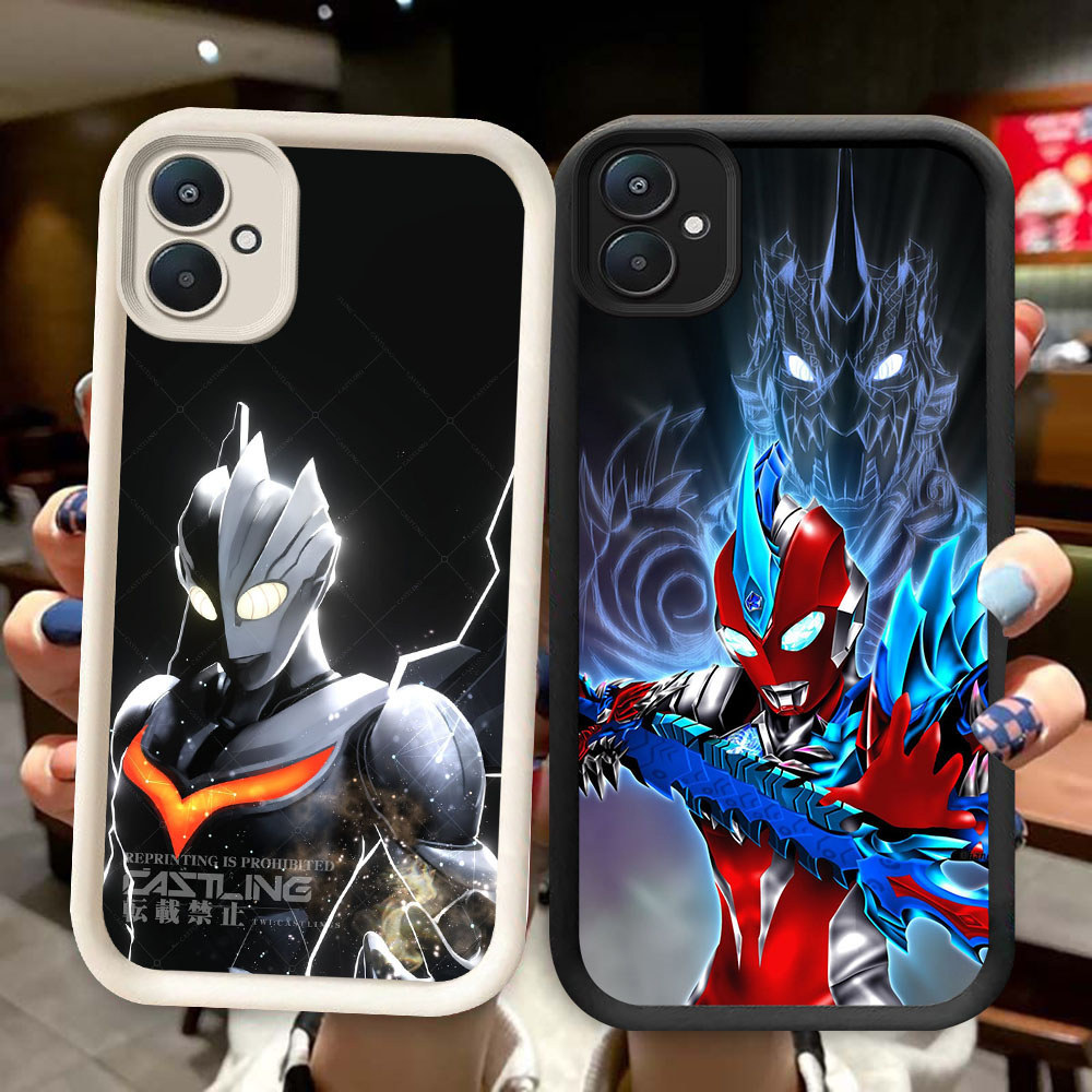 BF-32 Ultraman Casing HP Untuk Xiaomi 13T 14 14T Poco M4 C65 Redmi 13C A1 A2 K60 Ultra Pro