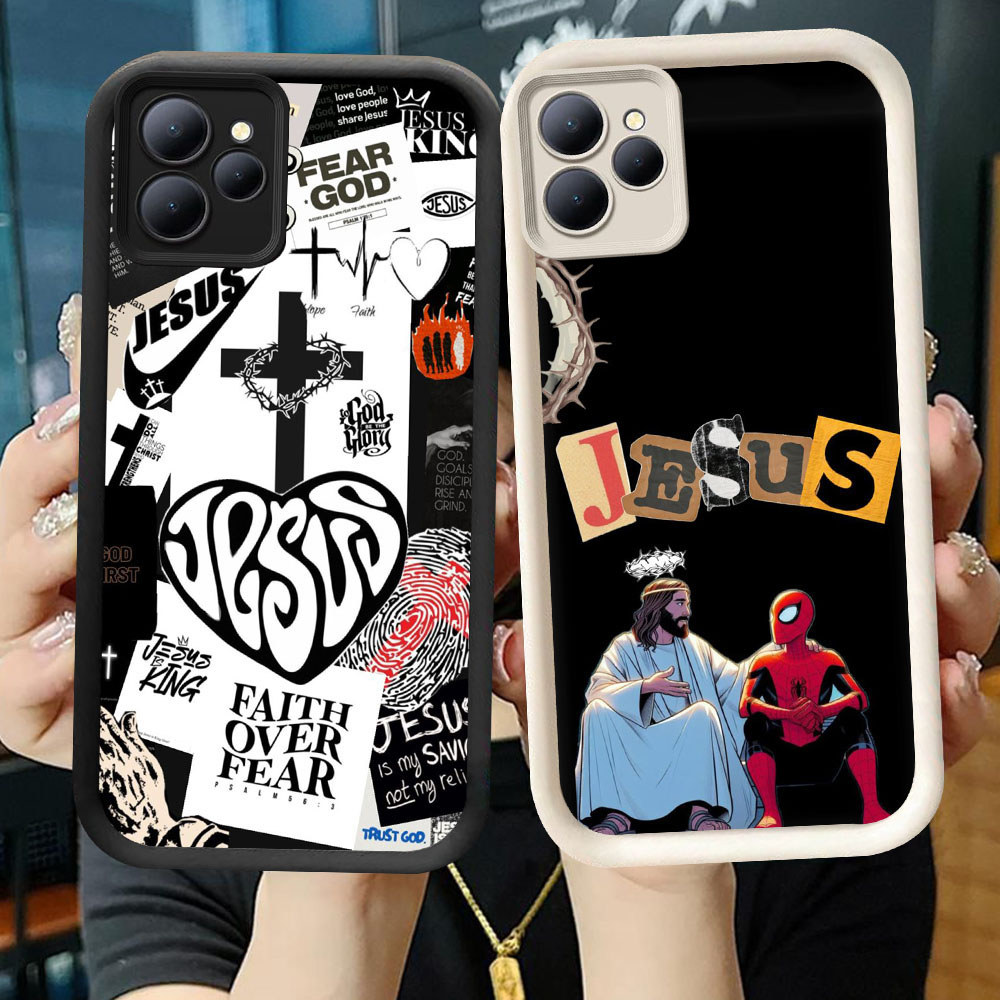 TS-64 Jesus Casing HP Untuk Infinix Smart 8 Tecno Spark 20 GO POP 8 HOT 30 30I 40 Pro Play