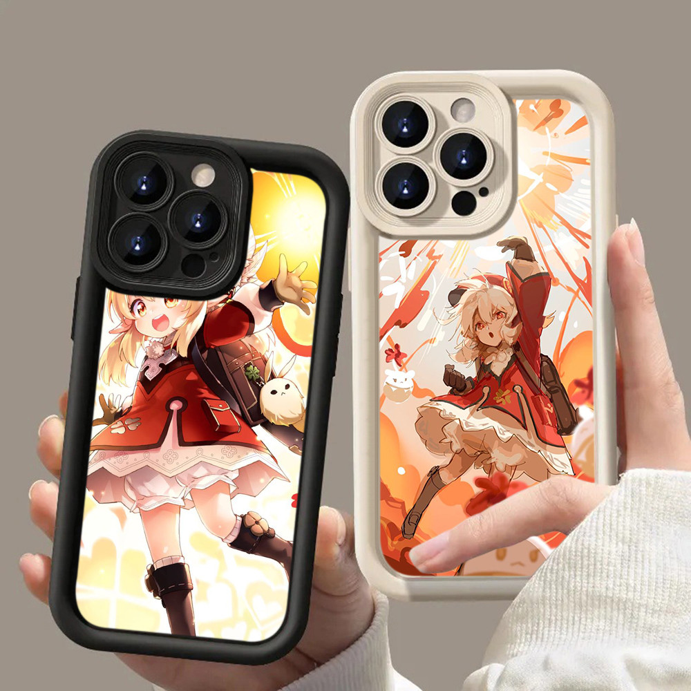 HA35 Genshin Impact game Klee Untuk Realme Casing hp Softcase Silikon Kasing untuk Realme C11 2021 C