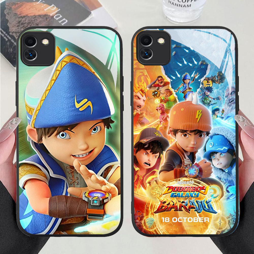 KB-87 Anime Boboiboy HD Glass Casing untuk Samsung A03 A04 A05 M04 F04 A04E Core
