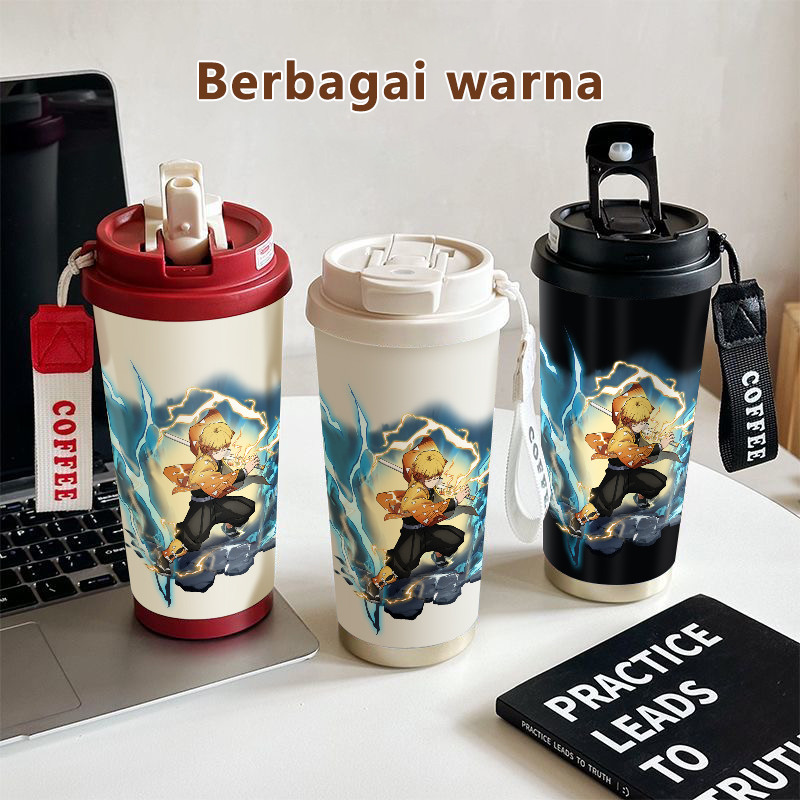 Anime Character Sword Lightning COD  Tumbler kopi 500ml  Bottle Premium Termos air panas  Stainless 