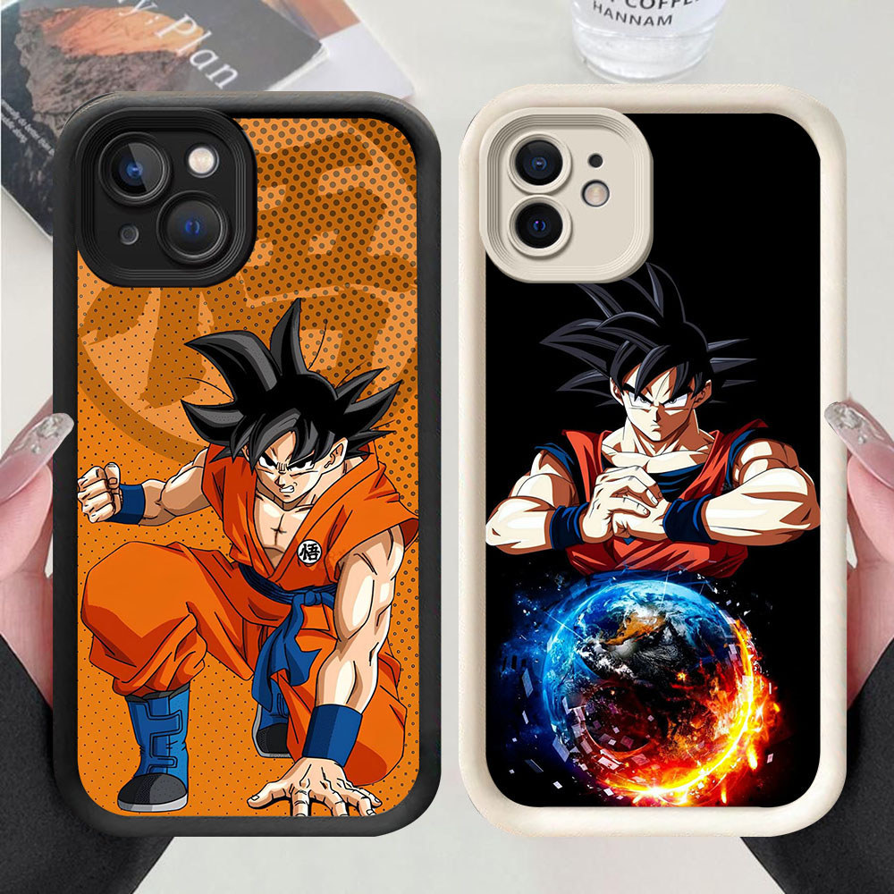KD-13 Goku Murah Casing HP TPU Untuk iPhone 11 12 13 Mini Pro Max