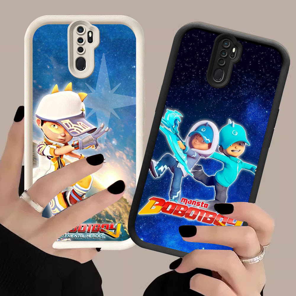 KB-4 BoBoiBoy Nova Murah Casing HP TPU Anti Gores OPPO A5 A9 F11 Reno 2F 2Z 8T Pro
