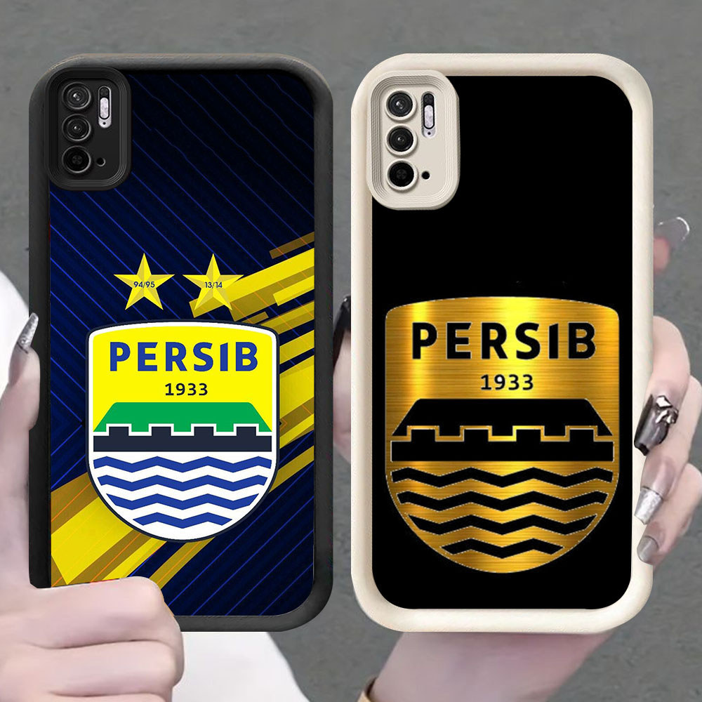 Casing HP Untuk Xiaomi Redmi Note 10 10S 10T POCO M5S M4 Lite Pro TK-25 Persib Bandung Logo