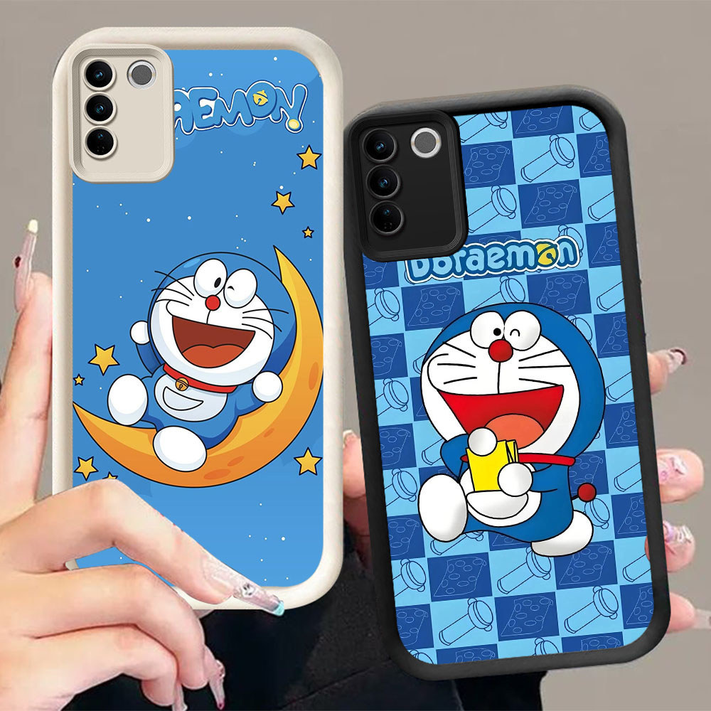 FX-32 Doraemon Shockproof Casing untuk VIVO V27E V27 V29 V29E Y200e Y100 Pro