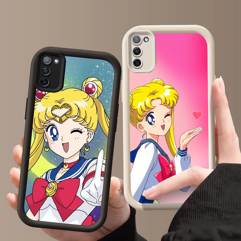 A2-50 Sailor Moon Case Lembut Casing untuk Samsung A03S M21 A31 S20 A02S F02S A71 FE M02S A51 M30S 2