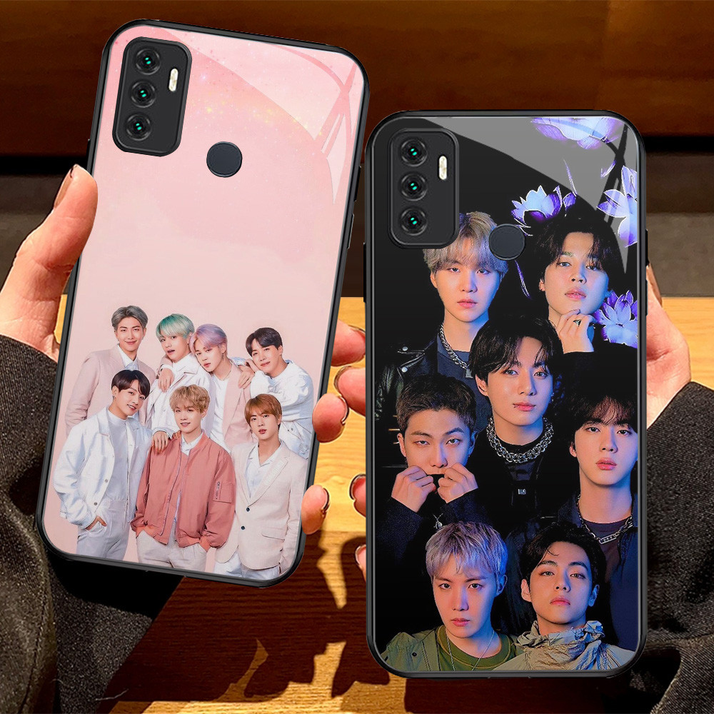 G-18 kpop Boy Bang-tans HD Kaca Casing untuk OPPO Reno A91 6Z 3 4 6 A33 A53 A31 A32 A53S 5 5G Case