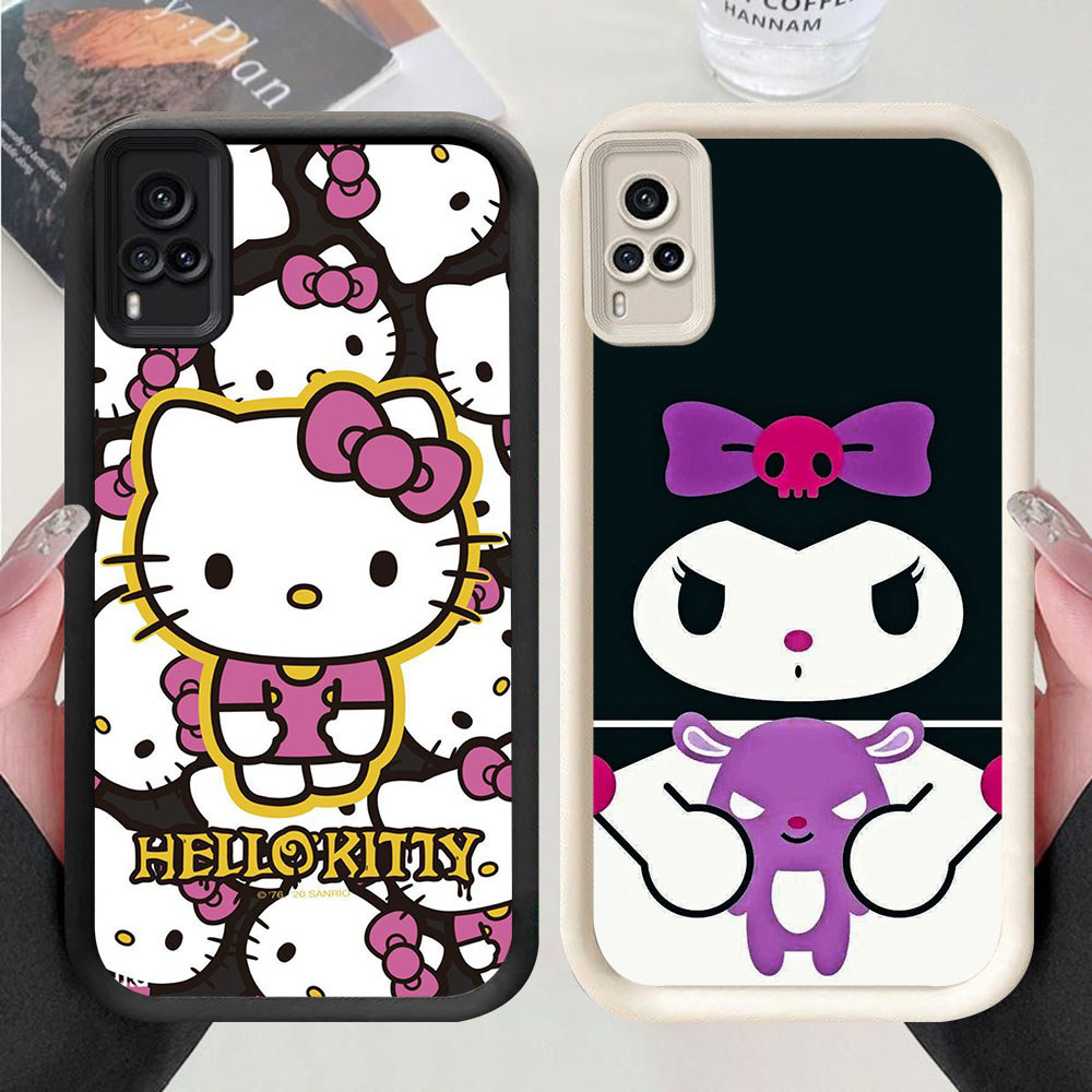 KD-16 Kuromi Hello Kitty Casing HP Untuk VIVO Y51 Y53s Y33 Y73 V21E V21 Y51S Y31 Y51A
