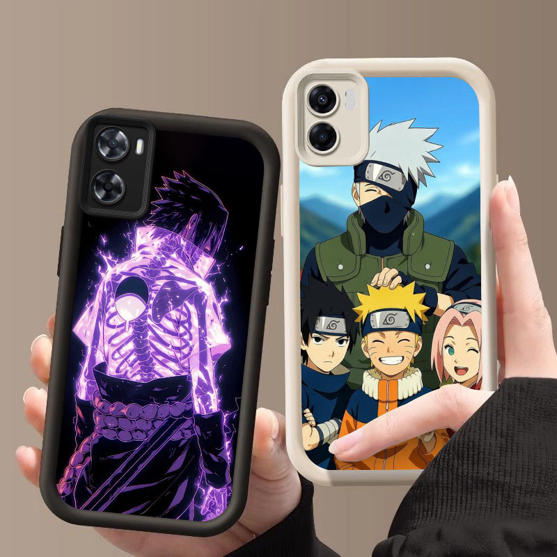 A2-37 Naruto Case Lembut Casing untuk OPPO Realme 9i C33 A76 A77s A96
