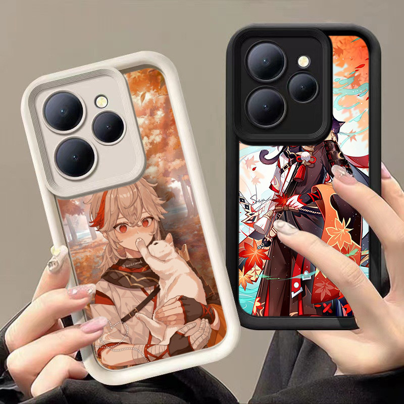 HA48 Genshin Impact Kaedehara Kazuha Untuk Infinix Casing hp Softcase Silikon Kasing untuk Tecno POP