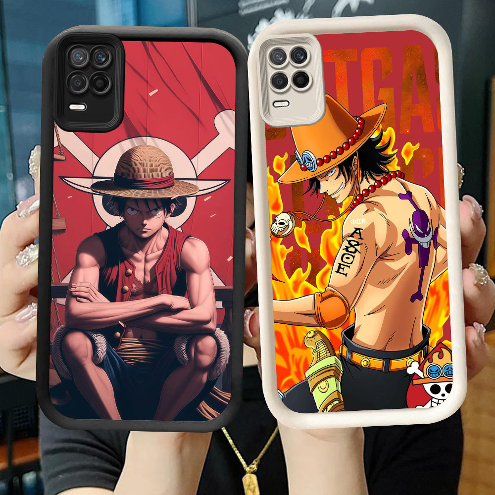 TS-32 Ace Luffy Murah Casing HP TPU Anti Gores Realme 8 8S 12 C67 V13 Q3 Narzo 30 Lite Pro