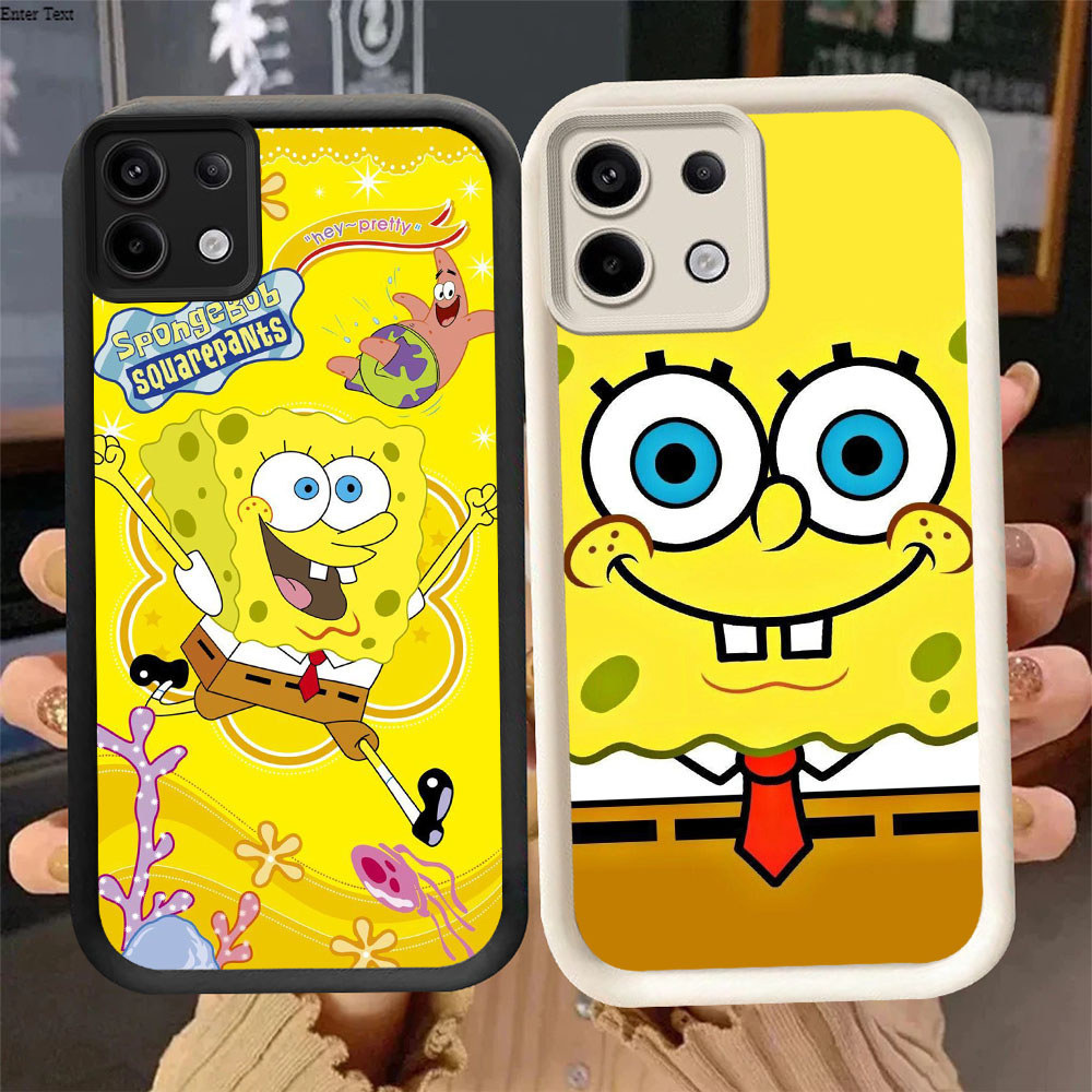PW-49 SpongeBob SquarePants Silikon Casing untuk Infinix Tecno ITEL Smart POP Spark Pova A50 7 A80 3