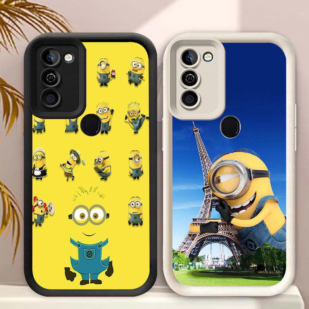 MH75 Minions Casing untuk Infinix Smart 6 5 Ram2 Ram3 10 Plus Kasus