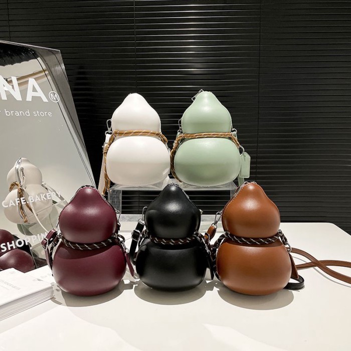 Hong Kong Black Wukong Tas Labu Anggur Gaya Yang Sama Tas Bahu Desain Ceruk Tas Kurir Ransel Pribad